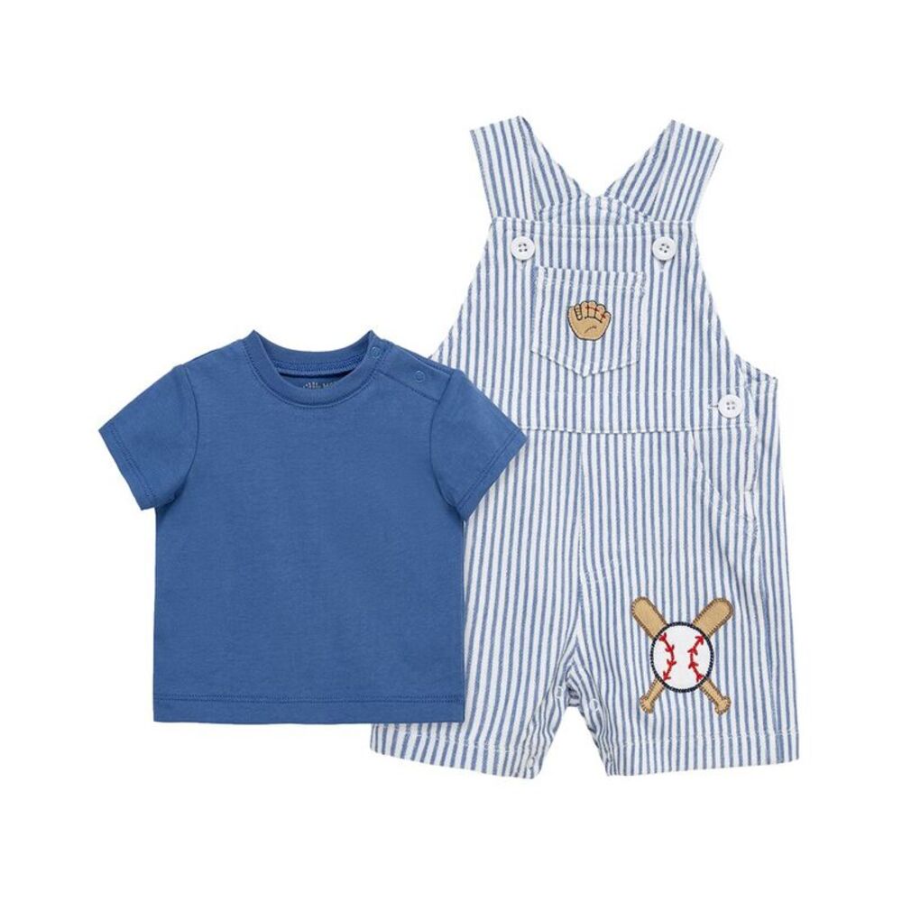 Little Me Baby-Boys  Baseball Shortall
